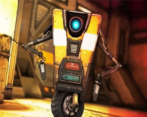 Claptrap Borderlands Paint By Numbers