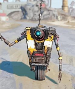 Claptrap From Borderlands Paint By Numbers